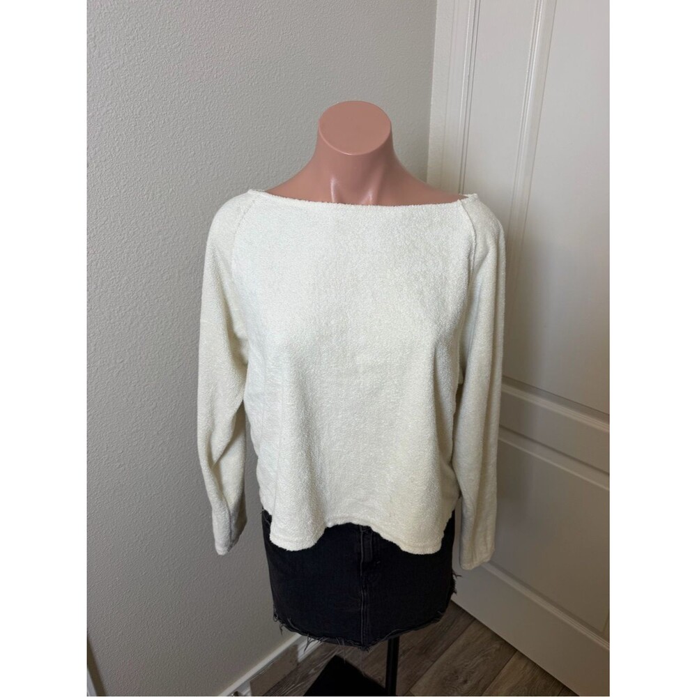 ATM Anthony Thomas Melillo Loop Terry Cotton Sweatshirt Sz S